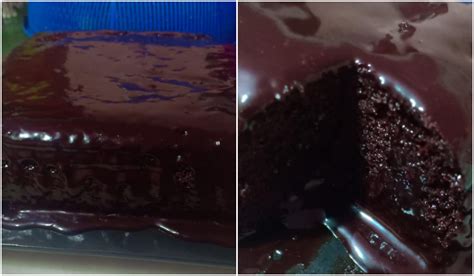 cara buat topping kek coklat guna coklat beryls