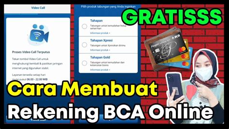 cara buka rek bca online