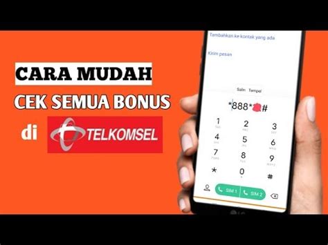 Cara Cek Bonus Nelpon Simpati