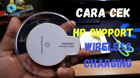 Cara Cek HP Support Wireless Charging tips tutorial YouTube