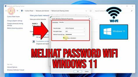 Cara Cek Password Wifi di Laptop Windows 11 Indonesia