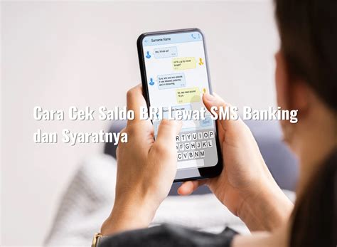 cara cek saldo bri melalui sms banking