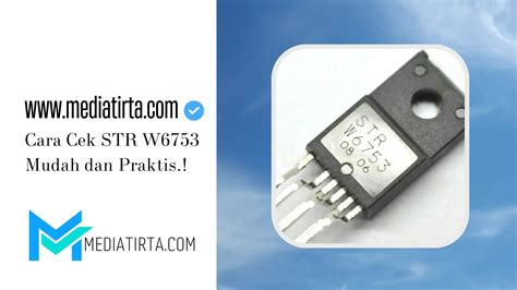 √ Daftar Persamaan STR W6753 Regulator TV Berikut Datasheet