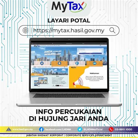 cara daftar e filing lhdn