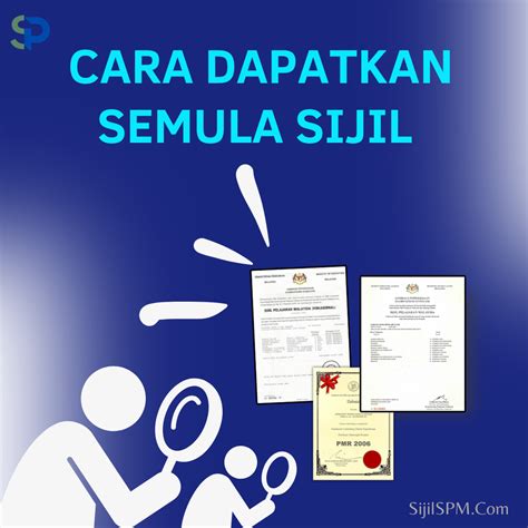 cara dapatkan salinan sijil spm