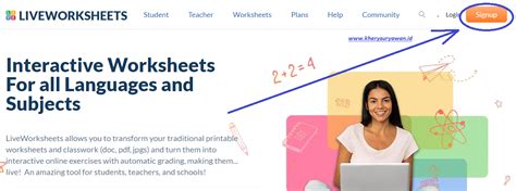 cara download liveworksheet tanpa login