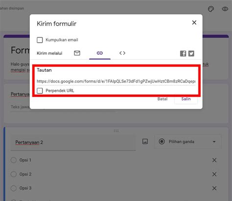 cara edit link google form