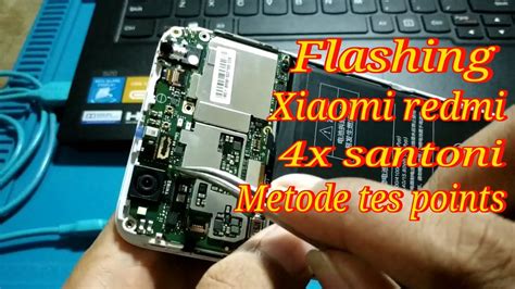 cara flash hp xiaomi redmi note 4x