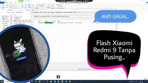 cara flash hp xiaomi redmi note 9