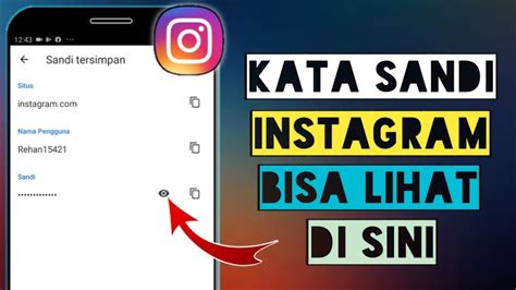 Cara Mengembalikan Instagram Yang Lupa Password Ubah Sandi Akun