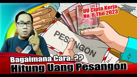 cara hitung pesangon phk 2023