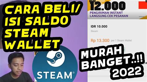 cara isi wallet steam