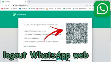 cara logout whatsapp web