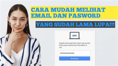 cara lupa password email