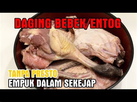 cara masak bebek biar empuk