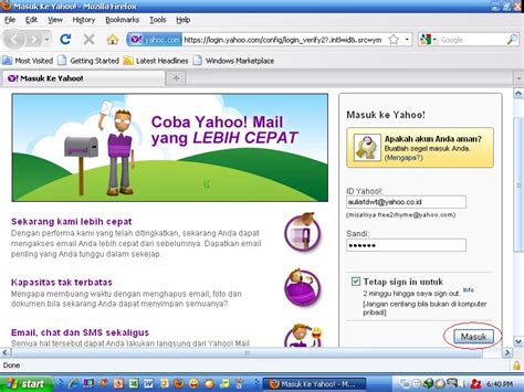 cara masuk ke email yahoo.co.id