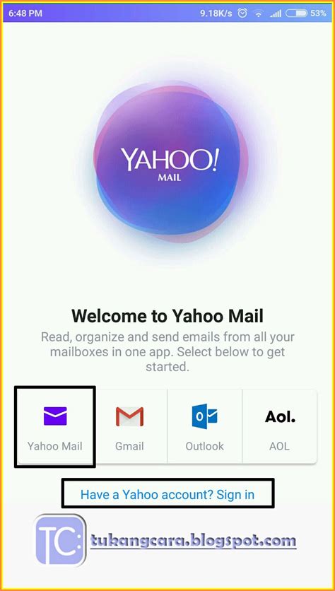 cara masuk yahoo mail