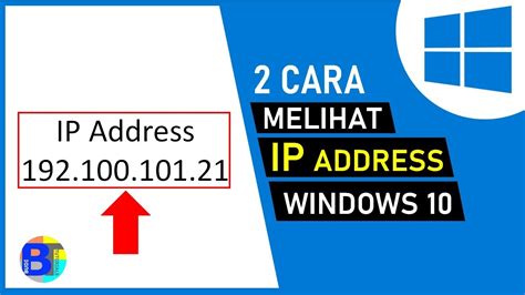 cara melihat ip address laptop windows 10