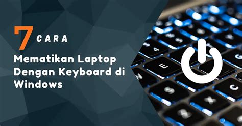 Cara Mematikan Keyboard Laptop