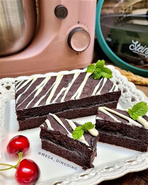 cara membuat brownies kukus ketan hitam