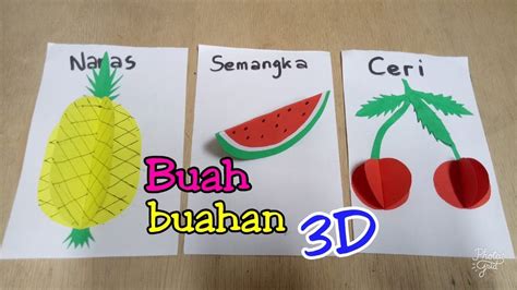 Cara Membuat Buah Buahan