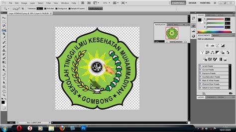 cara membuat gambar menjadi logo