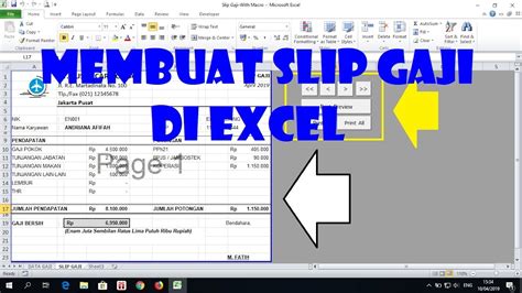 Cara Membuat Slip Gaji di Excel: Panduan Lengkap