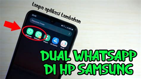 Cara Membuat WhatsApp di Samsung