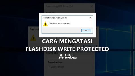 Cara Memperbaiki Flashdisk yang Rusak Seputar Trikku
