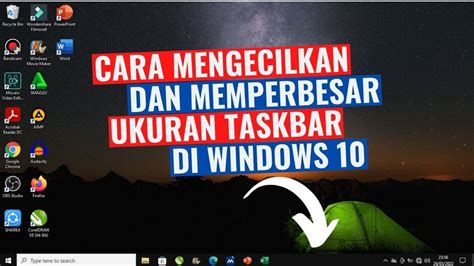 Cara Memperbesar Icon Taskbar Windows 10 dengan Mudah