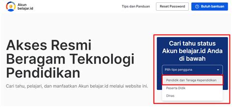 cara mencari akun belajar id