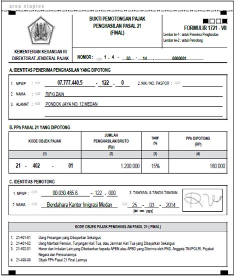 cara mendapatkan bukti lapor pajak