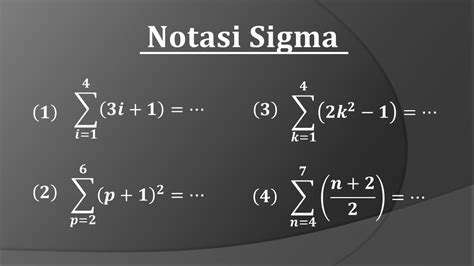 Cara Menentukan Notasi Sigma: Memahami Konsep, Kelebihan, dan Kekurangan