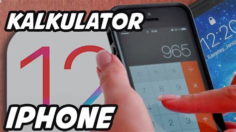 cara mengakses kalkulator di iphone