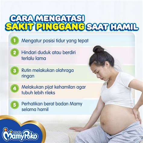 cara mengatasi sakit pinggang saat hamil di Indonesia