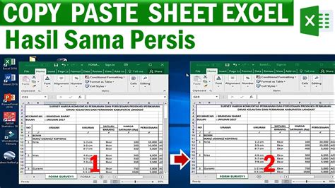 Cara Mengcopy Data Di Excel