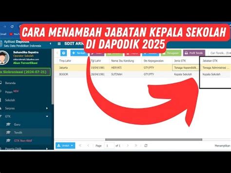 cara mengganti kepala sekolah di dapodik 2024