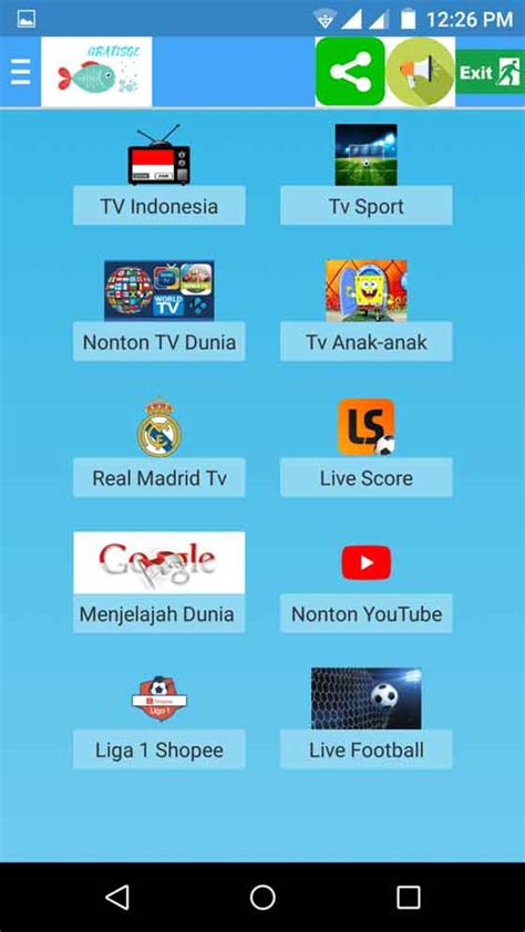 cara menggunakan aplikasi gratisoe tv