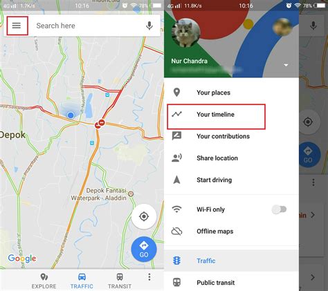 cara menghapus titik lokasi di google maps