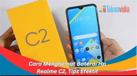 cara menghemat baterai hp realme c2