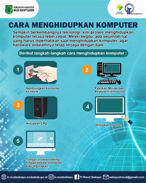 Cara Menghidupkan Komputer