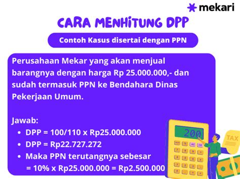 cara menghitung dpp pajak