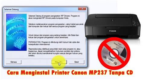 Cara menghubungkan printer Canon IP2770 ke laptop secara nirkabel