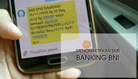 cara menonaktifkan sms banking mandiri