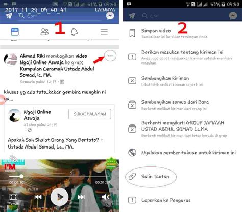 Cara Menyimpan Video dari Facebook ke Galeri Android Ilyasweb