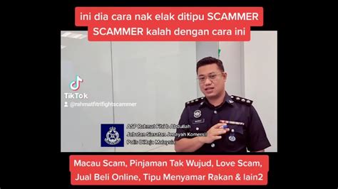 cara nak detect scammer