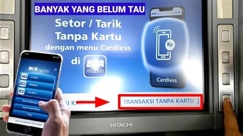 Cara Pakai Cardless BCA: Transaksi Mudah Tanpa Kartu dengan BCA Mobile