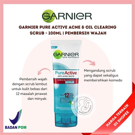 GARNIER PureActive Acne & Oil Clearing Scrub 100mlFrom 12 acne and oil