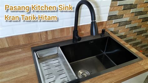 cara pasang sinki dapur