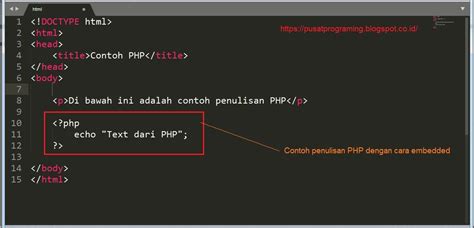 Cara Penulisan Php Yang Benar Dalam Bahasa Indonesia